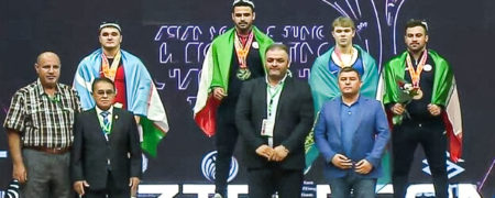 علیرضا معینی رکورد حرکت یک ضرب وزنه برداری آسیا را شکست + ویدیو