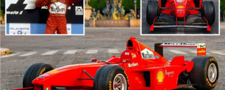 فراری F1 شکست ناپذیر میشاییل شوماخر به قیمت ۸ میلیون دلار به فروش می رسد