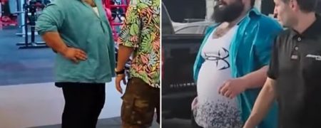 تصاویر نگران کننده ای که ثابت می کند سجاد غریبی حریف گوریل قزاق نمی شود + ویدیو