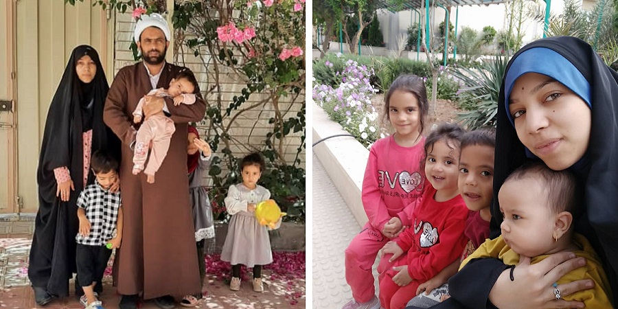 فاطمه شریف زاده؛ مادر دهه هشتادی با ۴ فرزند که جوان ترین مادر ایرانی لقب گرفته است