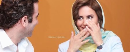 نگاه‌ عاشقانه و شیطنت‌آمیز الناز شاکردوست و هوتن شکیبا در اکران فیلم «تی‌تی» + ویدیو