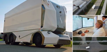 اولین کامیون حمل بار بدون راننده جهان آماده عبور و مرور در جاده های آمریکا + ویدیو