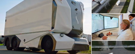 اولین کامیون حمل بار بدون راننده جهان آماده عبور و مرور در جاده های آمریکا + ویدیو