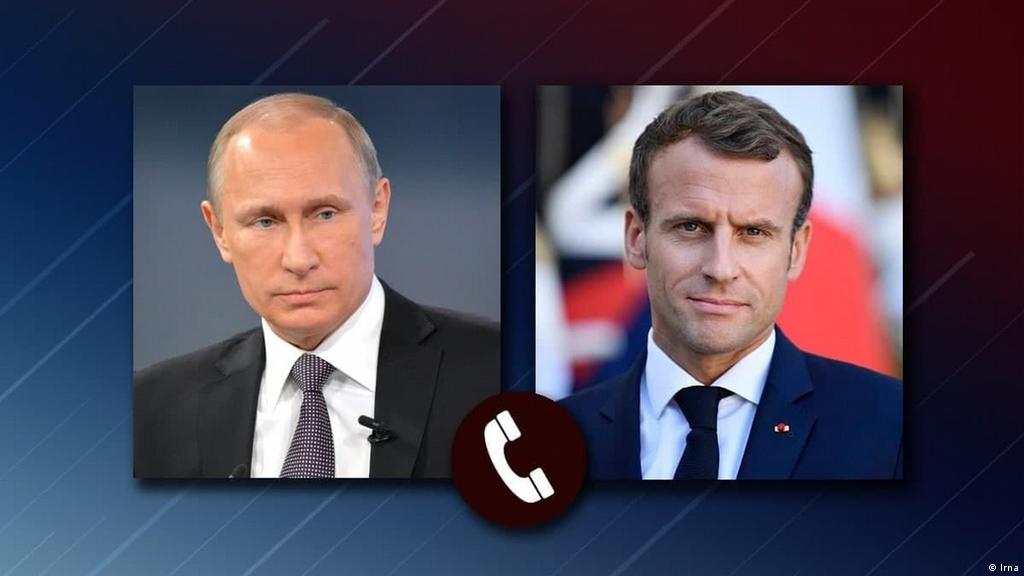 افشای جزییات تماس تلفنی پرتنش پوتین و مکرون ۴ روز پیش از حمله روسیه به اوکراین