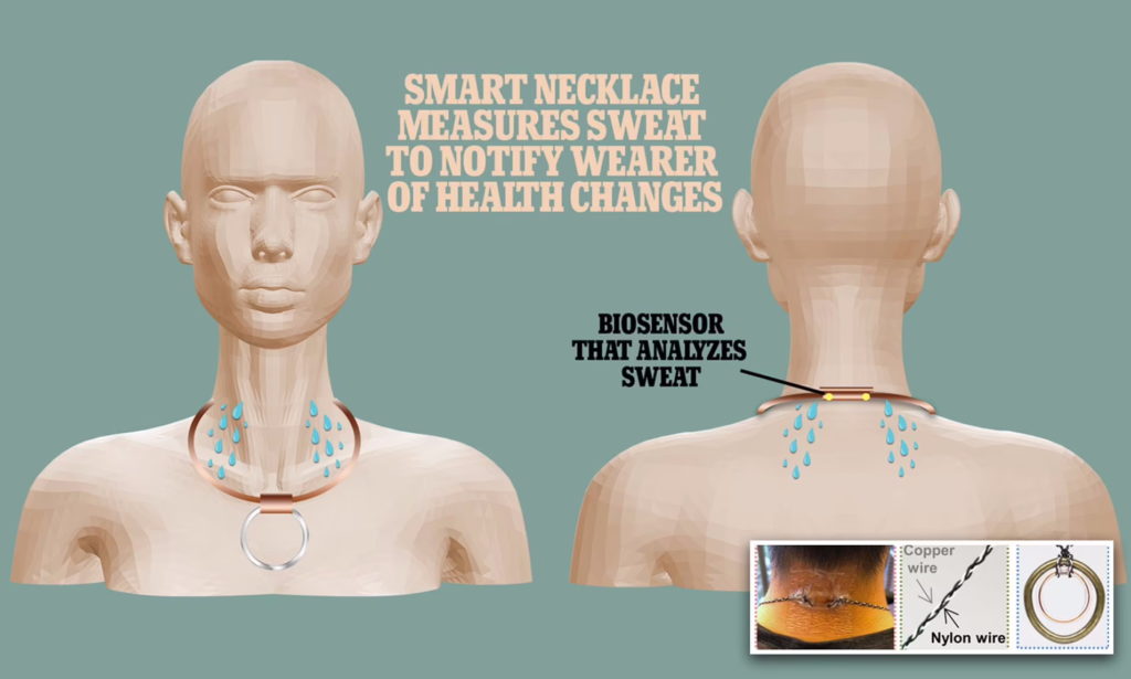 طراحی گردنبند هوشمندی که سلامت فرد را با دقت ۹۸.۹ درصد ارزیابی می‌کند