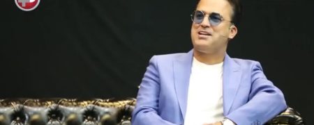 سورپرایز شدن حامد آهنگی توسط همسرش در حین مصاحبه + ویدیو