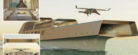 نگاهی به ابرکشتی تفریحی «ماکو» که با الهام از کوسه ها طراحی شده است