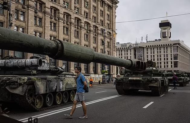 موزه تانک های منهدم شده روسیه در کیف