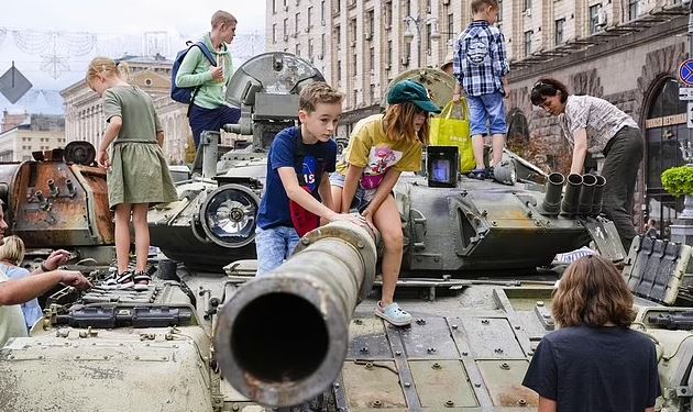 موزه تانک های منهدم شده روسیه در کیف
