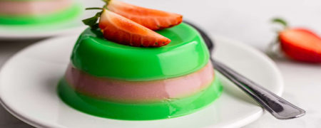 طرز تهیه ۲ ژله چند رنگی ساده در منزل