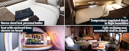 گرانقیمت ترین بلیط های هواپیما در جهان با امکانات لوکس و باورنکردنی