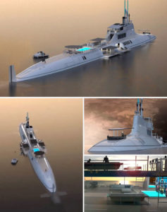 زیردریایی شخصی 283 متری به سبک فیلم های جیمز باند