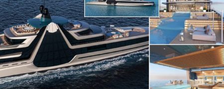 یک جواهر تمام عیار؛ سوپرقایق تفریحی با الهام از الماس کمیاب ۱۲۸ قیراطی + تصاویر