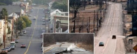 شهر متروکه ای که بیش از ۶۰ سال است آتشی زیرزمینی در آن زبانه می کشد