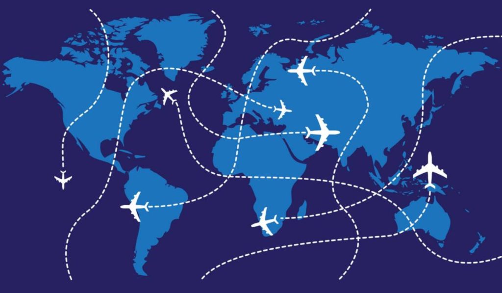 ۱۰ مورد از طولانی ترین مسیرهای هوایی جهان که هواپیماهای مسافربری می پیمایند
