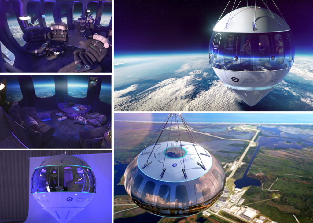 رونمایی از بالون فضایی لاکچری که گردشگران را تا ارتفاع ۳۰ هزار متری بالا می‌برد + ویدیو