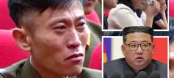 گریه حضار وقتی از ابتلای رهبر کره شمالی به کرونا و تب داشتن او مطلع می شوند + ویدیو
