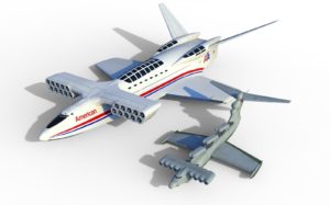 Aerocon Wingship هتل پرنده ای 400 تنی با 3000 مسافر و سرعت 460 مایلی