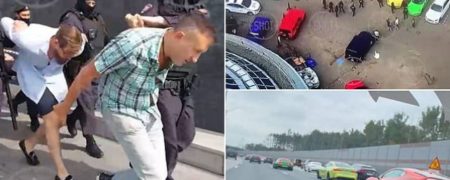 دستگیری ژن خوب های روسیه توسط پلیس به خاطر فخرفروشی با خودروهای لوکس + ویدیو