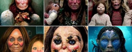 تصویر زنی ترسناک که هوش مصنوعی بدون هیچ توضیحی آن را بازتولید می کند + تصاویر