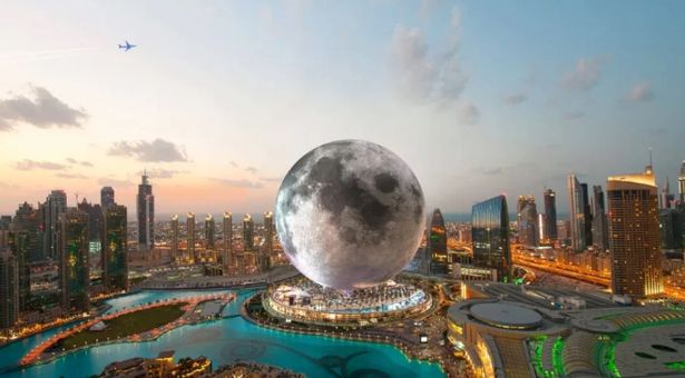 اقامتگاه تفریحی شبیه ماه در دبی ساخته می شود