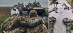 اسارت دسته جمعی نیروهای روسی در خارکیف و غنیمت های یک میلیارد دلاری + ویدیو