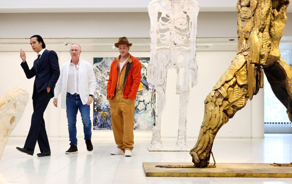 اولین مجسمه های برد پیت در موزه ای در فنلاند به نمایش گذاشته شد