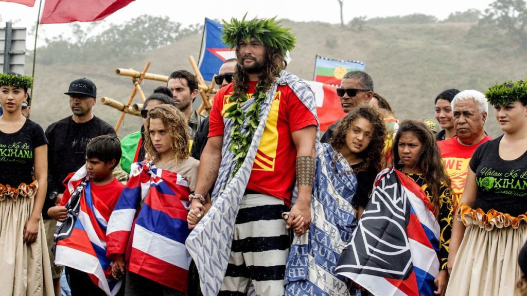 تتوی جدید جیسون موموآ با تکنیک سنتی بومیان هاوایی