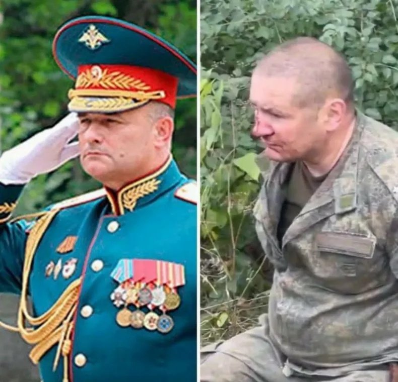 ژنرال ارشد روسی در منطقه خرسون به اسارت نیروهای اوکراینی درآمد + ویدیو