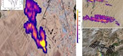 تصویربرداری ناسا از ابر ۵ کیلومتری گاز متان در جنوب تهران خبر می دهد + ویدیو