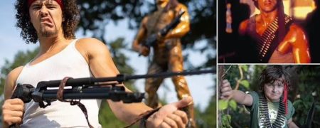 هجوم طرفداران به شهر محل فیلمبرداری فیلم  «رمبو» در ۴۰اُمین سالروز ساخت آن + ویدیو