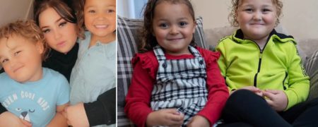 دوقلوهایی که با رنگ پوست متفاوت و در دو رحم جداگانه از یک مادر  به دنیا آمدند