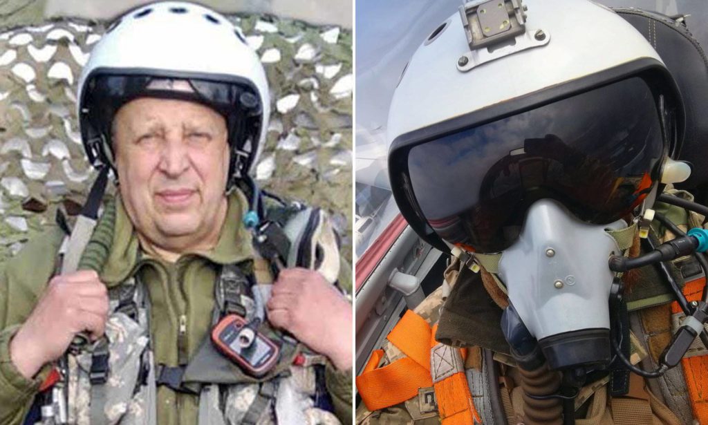 خلبان تاپ گان ۶۱ ساله اوکراینی معروف به «پدربزرگ» بر فراز دریای سیاه کشته شد