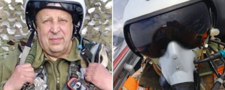 خلبان تاپ گان ۶۱ ساله اوکراینی معروف به «پدربزرگ» بر فراز دریای سیاه کشته شد