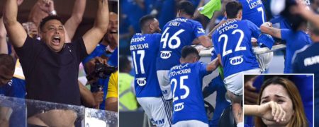 رونالدو برزیلی تیم کروزیرو را نیز به سطح اول فوتبال کشورش بازگرداند