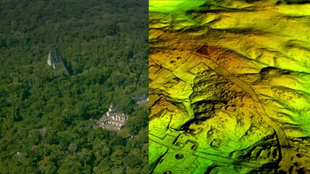 کشف شهر باستانی عظیم مایاها که در زیر یک جنگل پنهان شده بود