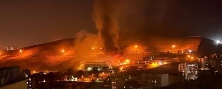 انتشار تصاویر دوربین مدار بسته زندان اوین در شب آتش سوزی + ویدئو