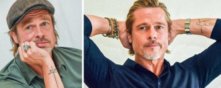 نگاهی به خالکوبی های برد پیت و معنای آن ها؛ از نام همسر سابق تا شعر مولانا