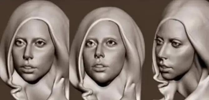 شباهت عجیب مریم مقدس و لیدی گاگا در بازسازی سه بعدی دانشمندان