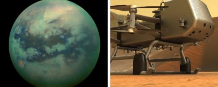 پهپاد هلیکوپتری جدید ناسا برای جستجوی حیات بیگانه در قمر اسرارآمیز زحل