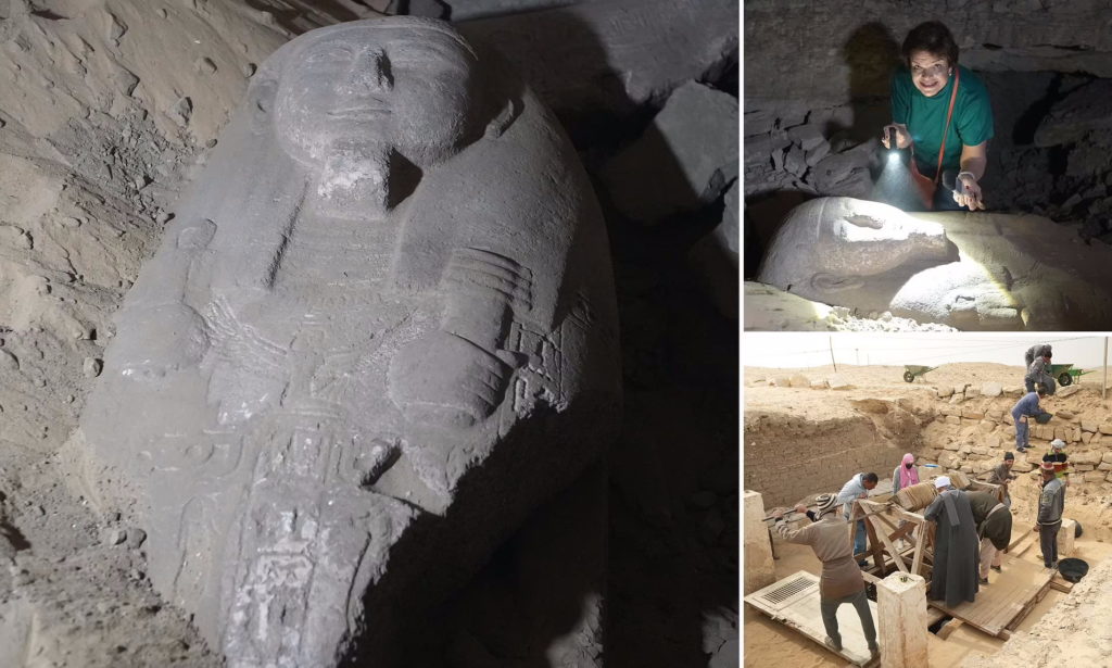کشف رویایی تابوت ۳,۳۰۰ ساله متعلق به رئیس خزانه داری رامسس کبیر در نزدیکی قاهره