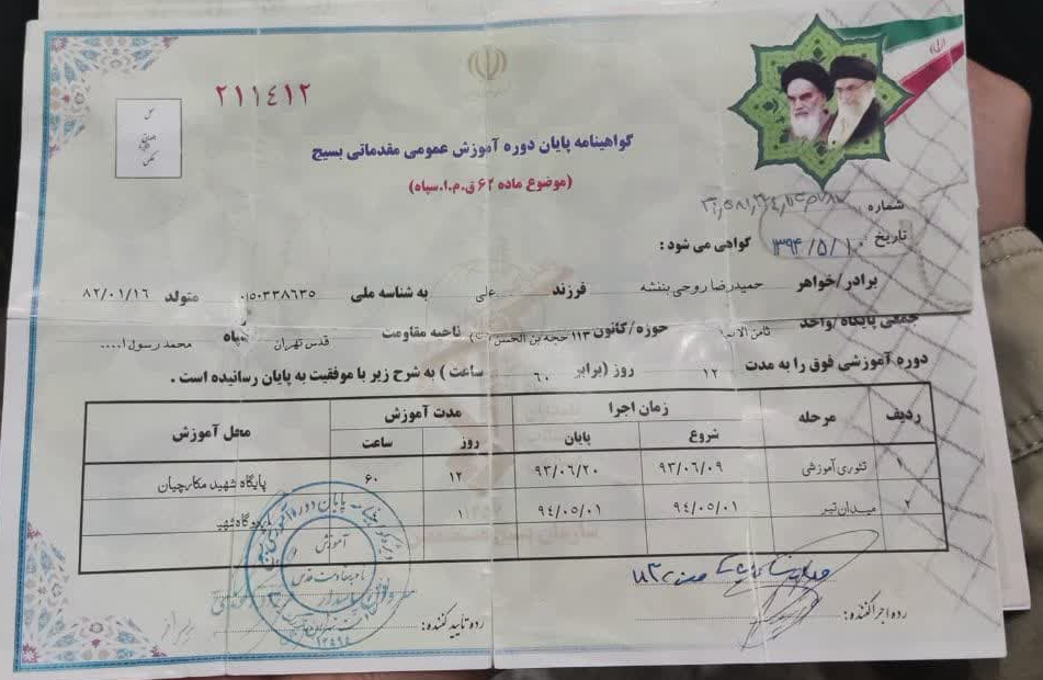 کشته شدن جذاب ترین جوان تهرانی؛ حمیدرضا روحی بسیجی بود یا معترض؟