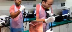 دکتر شجاع هندی خودش را آندوسکوپی کرد + ویدیو