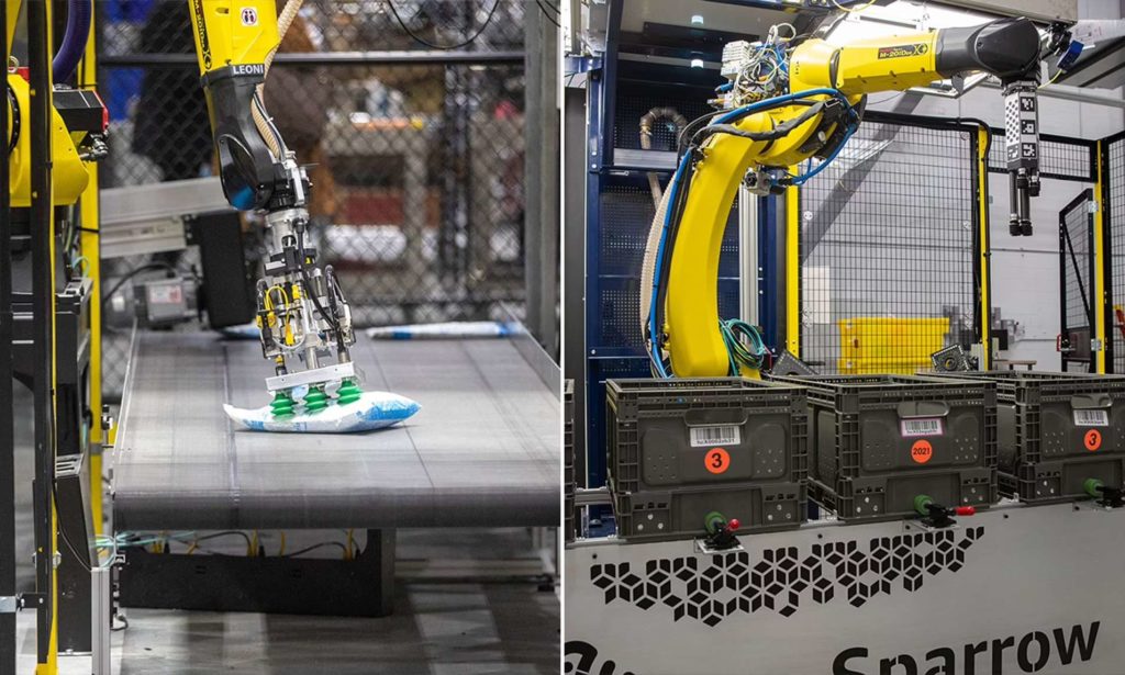 بازوی رباتیک جدید آمازون جایگزین بخش بزرگی از کارگران این شرکت می شود + ویدیو