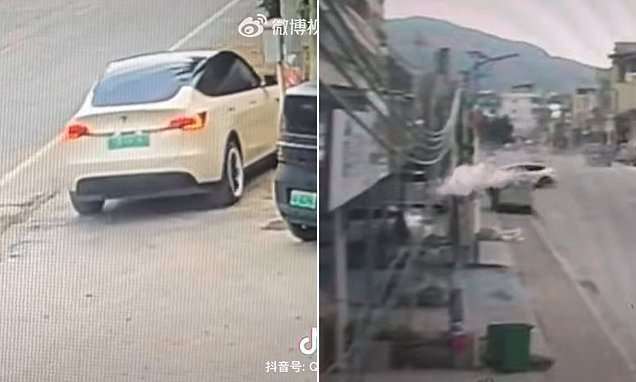سرعت خارج از کنترل تسلا در خیابان‌های چین ۲ کشته و ۳ مجروح بر جای گذاشت + ویدیو
