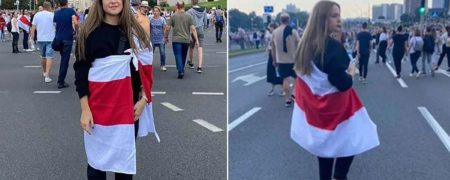 دستگیری یک زن بلاروسی بعد از دو سال به خاطر شرکت در تظاهرات سال ۲۰۲۰ + ویدیو