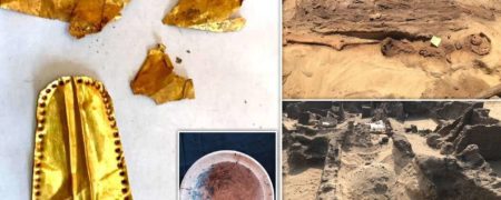 کشف مومیایی‌هایی با زبان‌هایی از جنس طلا در مصر