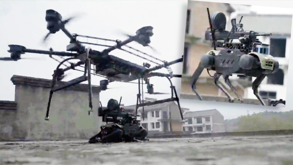 رونمایی چین از سگ رباتیک مسلح به مسلسل به سبک سریال Black Mirror + ویدیو