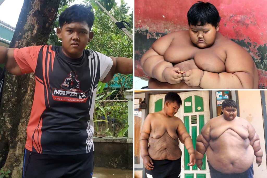 چاق ترین پسر جهان با کمک مربی شخصی و رژیم غذایی به وزن ایده آل رسید + ویدیو