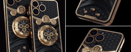 رونمایی از نسخه جدید و لوکس گوشی آیفون ۱۴ پرومکس مجهز به ساعت رولکس و ۸ الماس